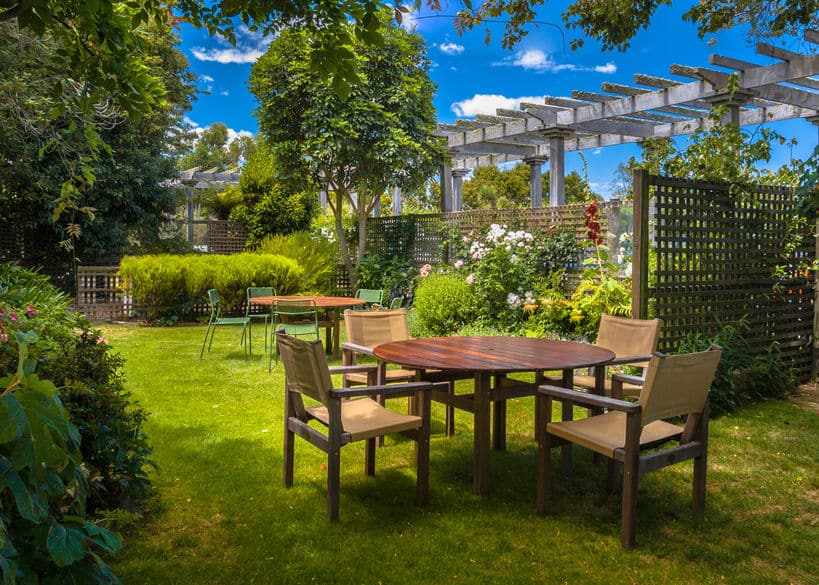 home backyard